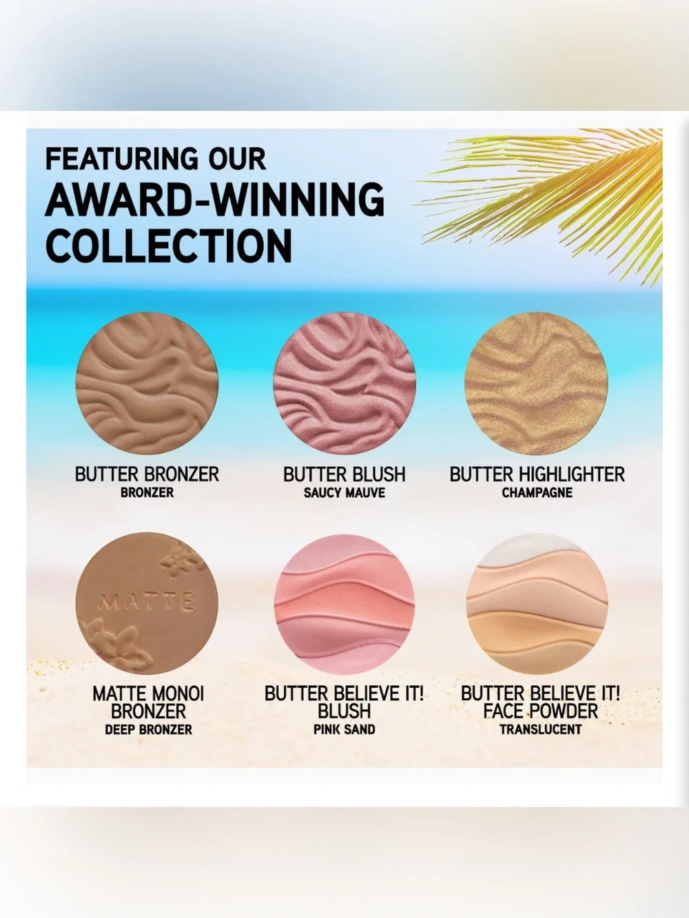 NWT Physician’s Formula Butter Dream Team Face Palette Vacay Mode 6 sealed prod.